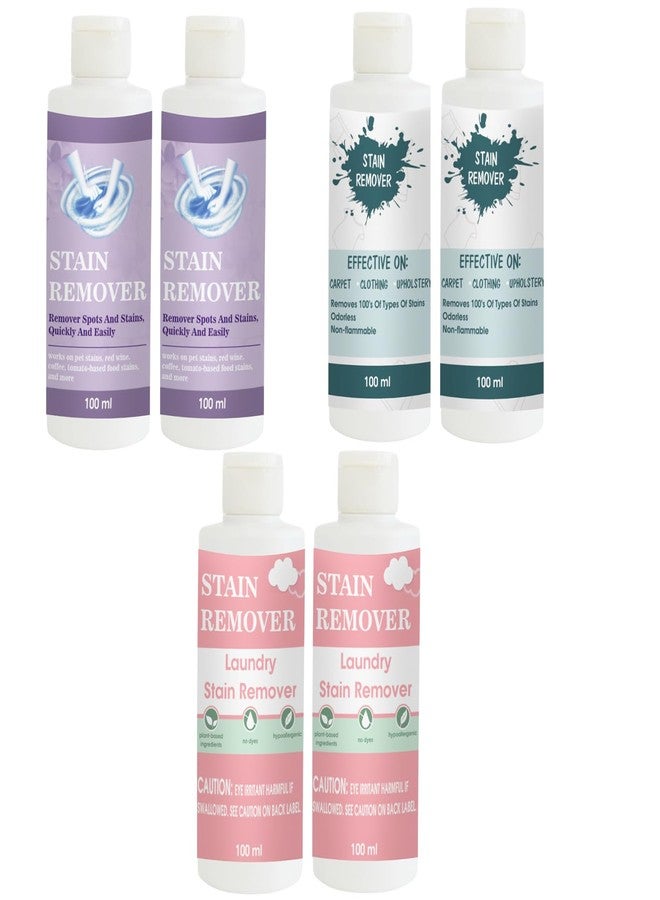 مجموعة مزيل البقع من توفوس: عبوة من قطعتين باللون البنفسجي، وعبوة من قطعتين باللون السماوي، وعبوة من قطعتين باللون الوردي، ومزيل بقع وردي | محلول تنظيف متعدد الأسطح للملابس والأقمشة والمفروشات (100 غرام لكل عبوة) - Image 1